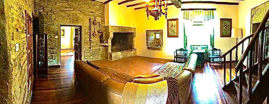 O Pazo Da Briona Apartment Arzua Bagian luar foto